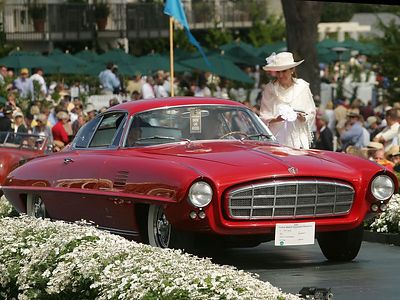 1954 DeSoto Ghia Adventurer II.  3rd Grand Touring Postwar.  Chuck and Carol Swimmer.